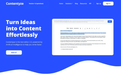 Contentyze AI guide, How to use Contentyze AI. AI content generator 2025, Best AI writing tool, Content creation with AI